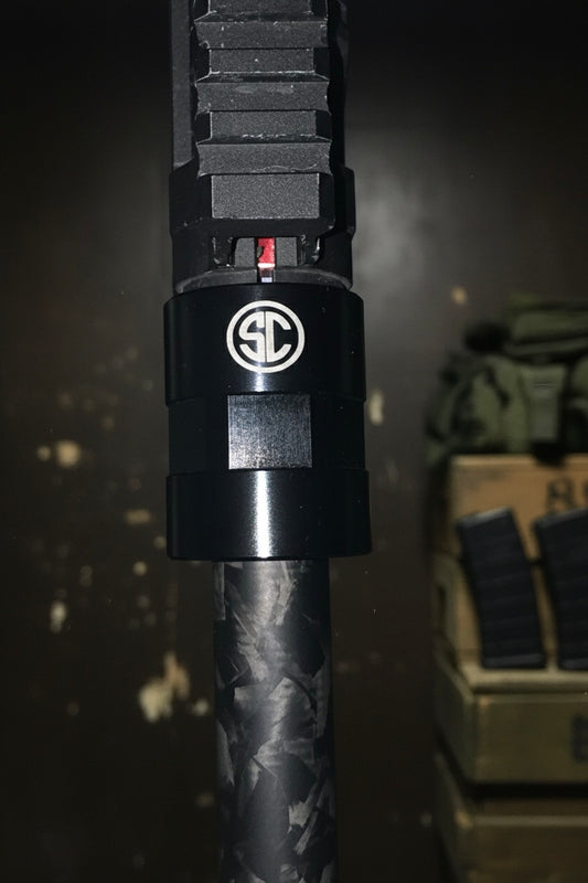 mil spec 7075 barrel nut for carbon hand guard