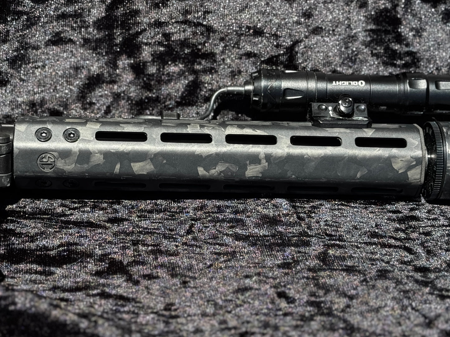 250mm forged carbon slim hand guard
