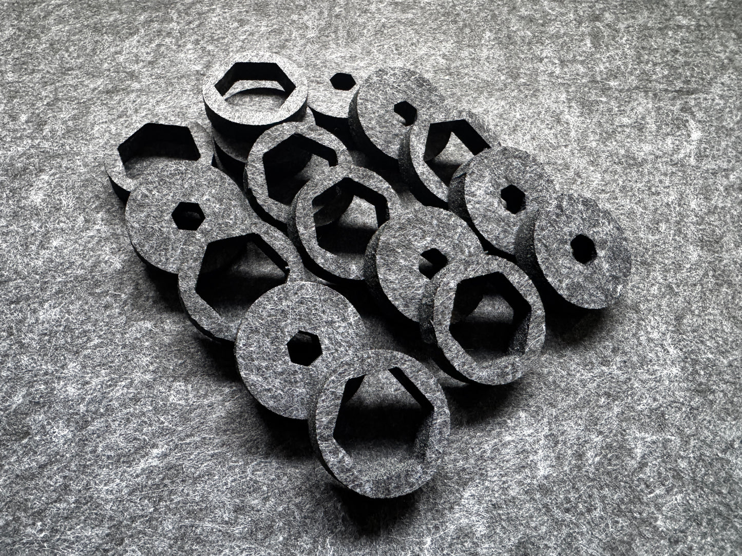 Strike Carbon 16x38mm x 8mm airsoft suppressor Modular Felt Baffle System