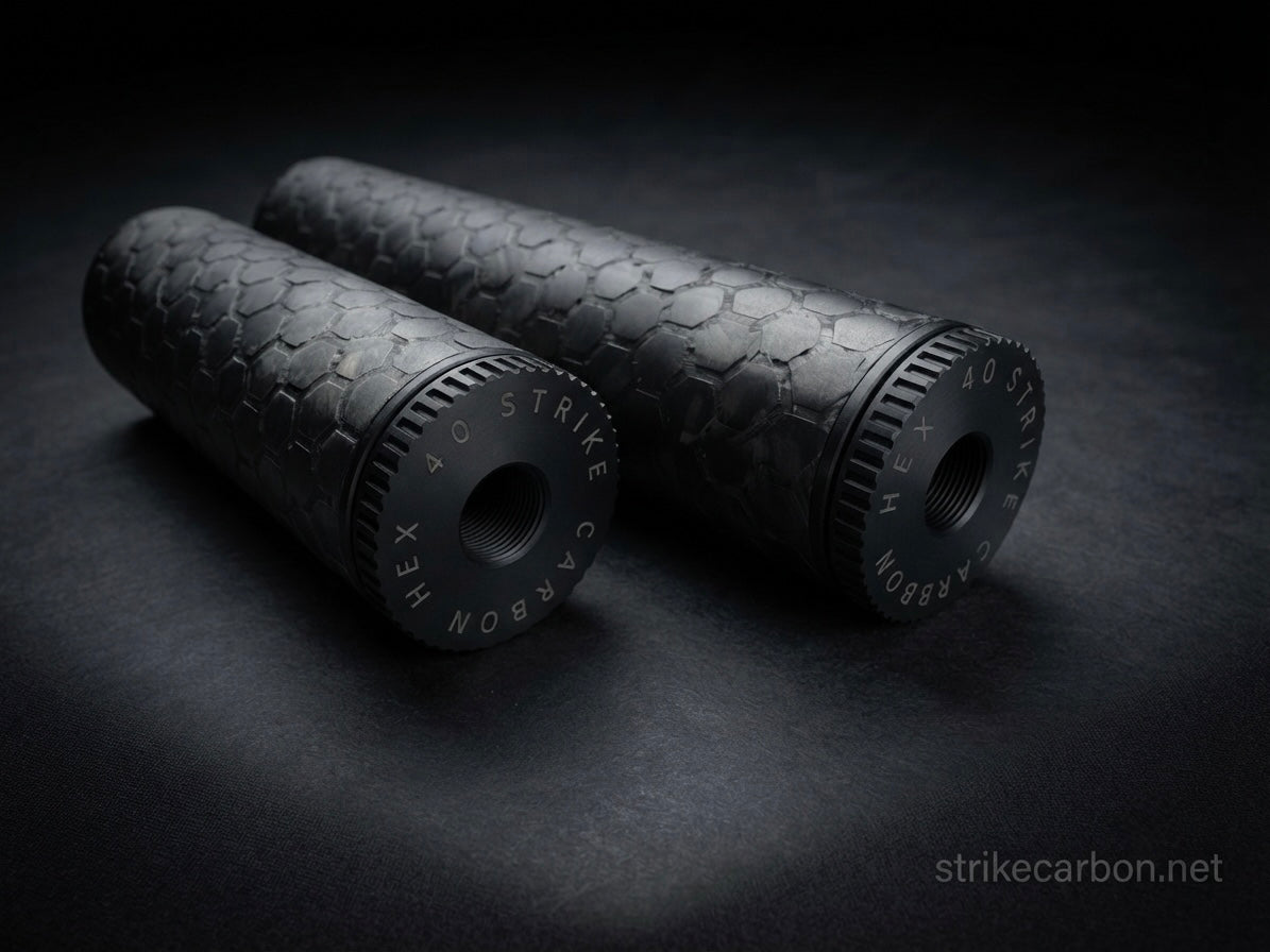 STRIKE CARBON HEX 40 4" AIRSOFT SUPPRESSOR