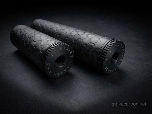 STRIKE CARBON HEX 40 4" AIRSOFT SUPPRESSOR