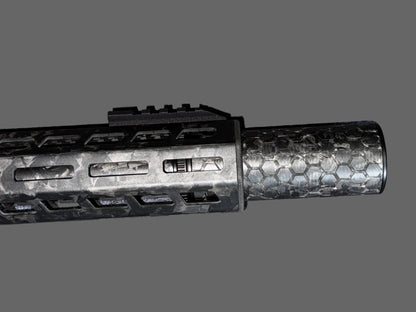 STRIKE CARBON HEX 40 4" AIRSOFT SUPPRESSOR