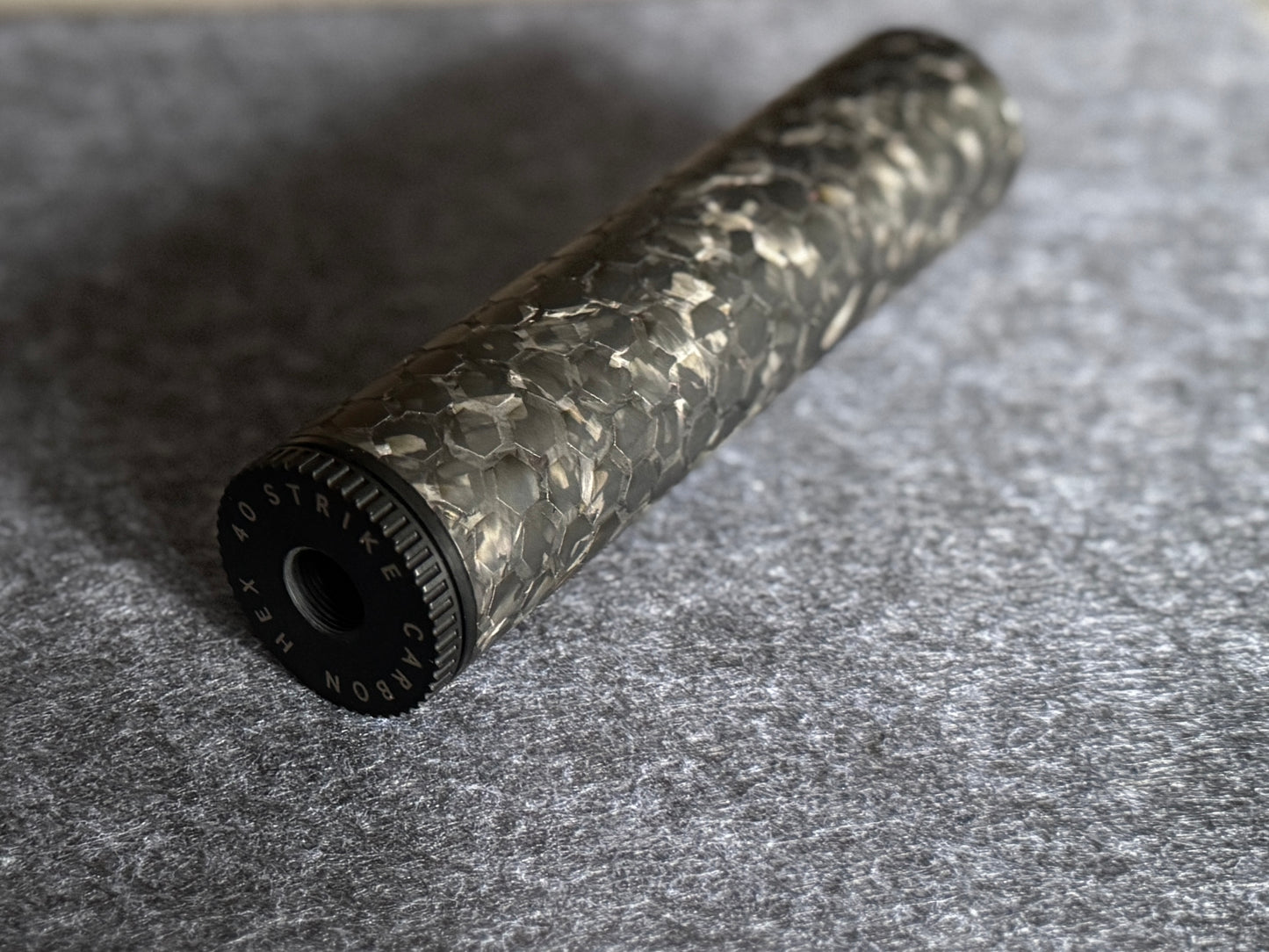 STRIKE CARBON HEX 40 6" AIRSOFT SUPPRESSOR